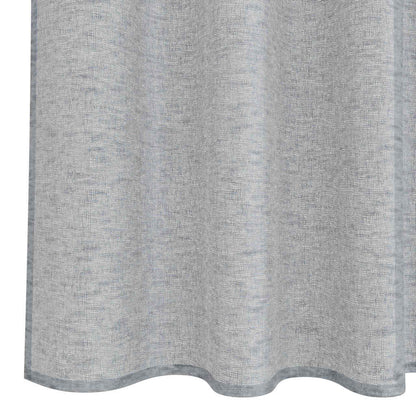 Voile-Vorhang mit Stangentaschen 2 pcs Weiß 175 x 140 cm Polyester