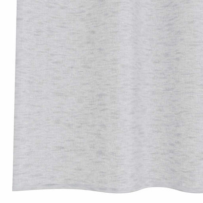 Voile-Vorhang mit Vorhängen 2 pcs Weiß 225 x 140 cm Polyester