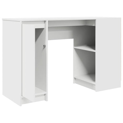 Schreibtisch Weiß 120x42x76 cm Holzwerkstoff