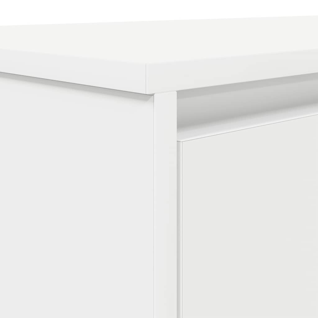 Schreibtisch Weiß 120x42x76 cm Holzwerkstoff