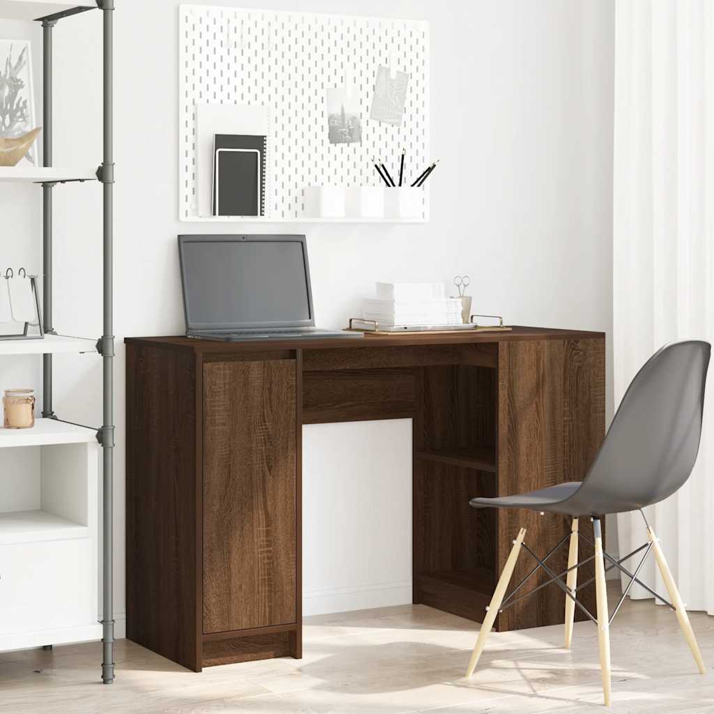 Schreibtisch Weiß 120x42x76 cm Holzwerkstoff
