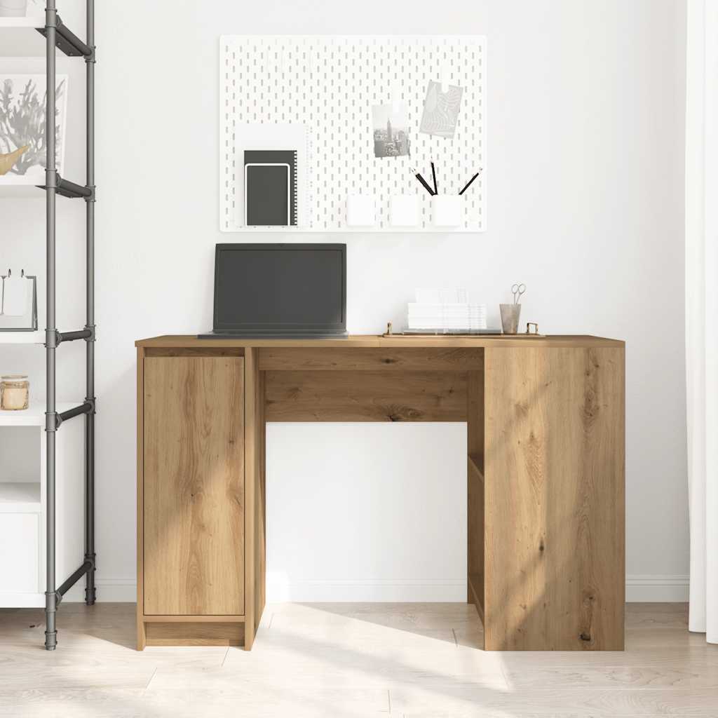 Schreibtisch Weiß 120x42x76 cm Holzwerkstoff