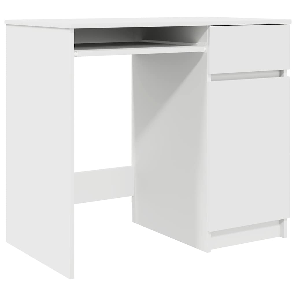 Schreibtisch Schwarz Eichen-Optik 86x49x76 cm Holzwerkstoff