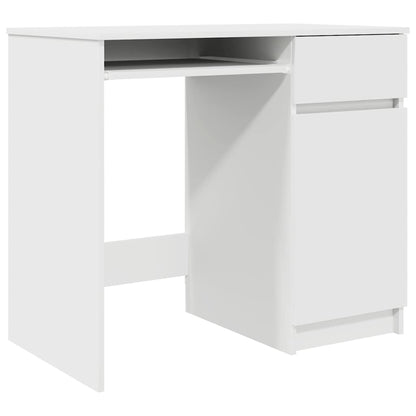 Schreibtisch Schwarz Eichen-Optik 86x49x76 cm Holzwerkstoff