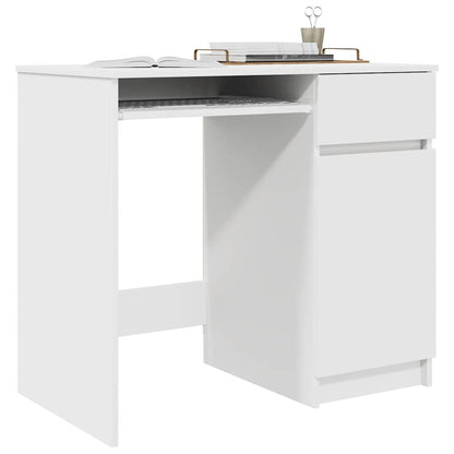 Schreibtisch Schwarz Eichen-Optik 86x49x76 cm Holzwerkstoff