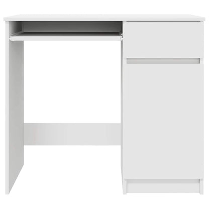 Schreibtisch Schwarz Eichen-Optik 86x49x76 cm Holzwerkstoff