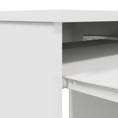 Schreibtisch Schwarz Eichen-Optik 86x49x76 cm Holzwerkstoff