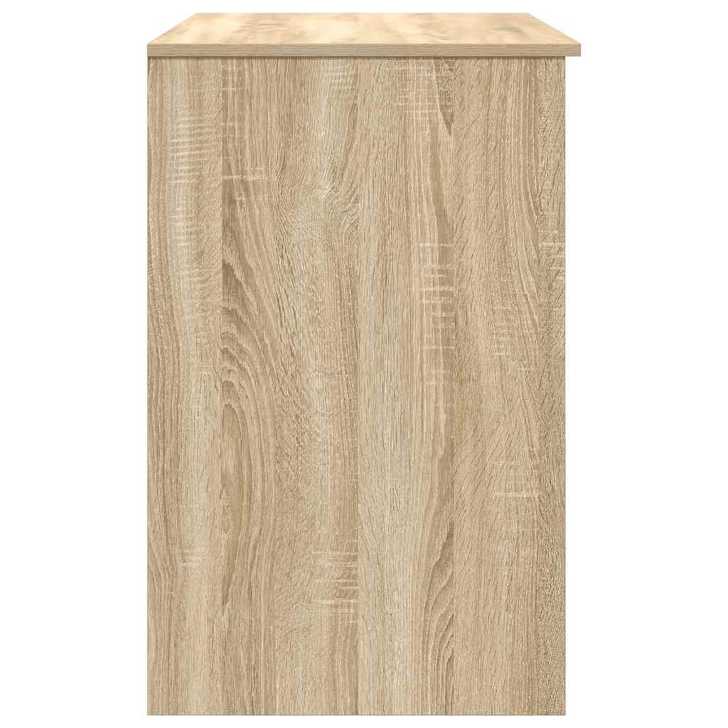 Schreibtisch Schwarz Eichen-Optik 86x49x76 cm Holzwerkstoff