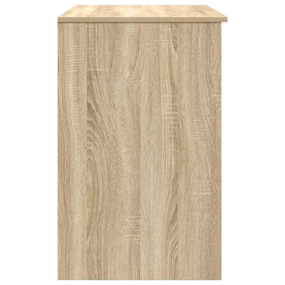 Schreibtisch Schwarz Eichen-Optik 86x49x76 cm Holzwerkstoff
