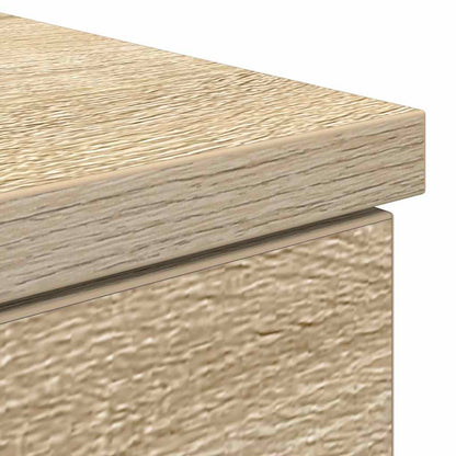 Schreibtisch Schwarz Eichen-Optik 86x49x76 cm Holzwerkstoff