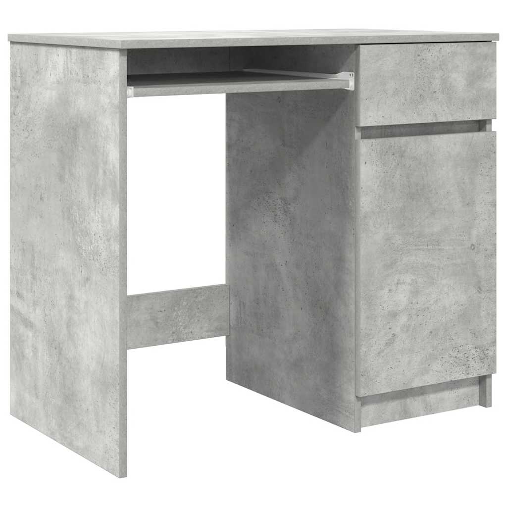 Schreibtisch Schwarz Eichen-Optik 86x49x76 cm Holzwerkstoff