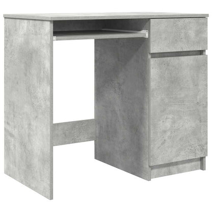 Schreibtisch Schwarz Eichen-Optik 86x49x76 cm Holzwerkstoff