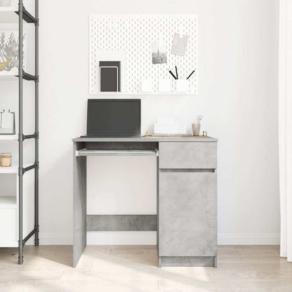 Schreibtisch Schwarz Eichen-Optik 86x49x76 cm Holzwerkstoff