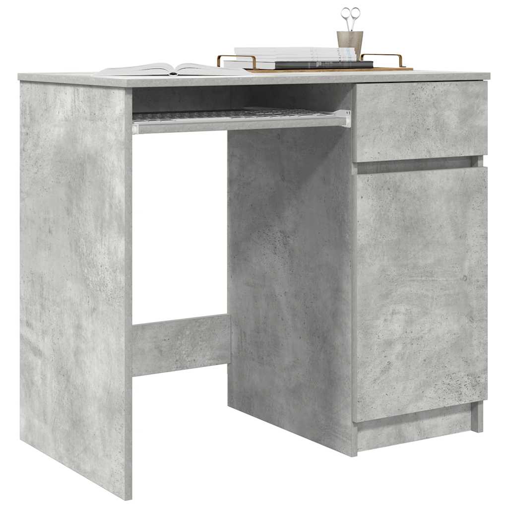 Schreibtisch Schwarz Eichen-Optik 86x49x76 cm Holzwerkstoff