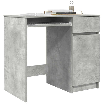 Schreibtisch Schwarz Eichen-Optik 86x49x76 cm Holzwerkstoff
