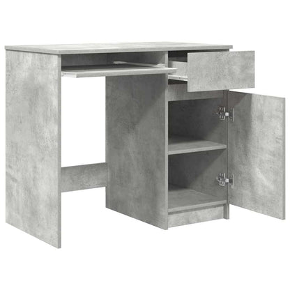 Schreibtisch Schwarz Eichen-Optik 86x49x76 cm Holzwerkstoff