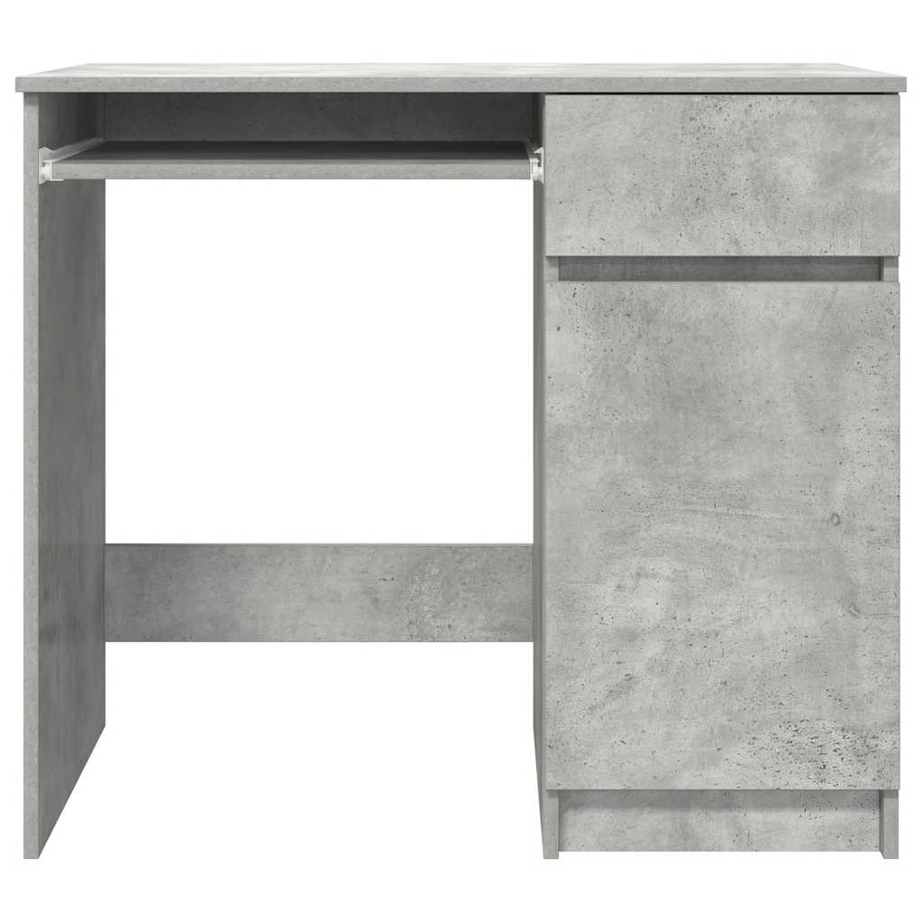 Schreibtisch Schwarz Eichen-Optik 86x49x76 cm Holzwerkstoff