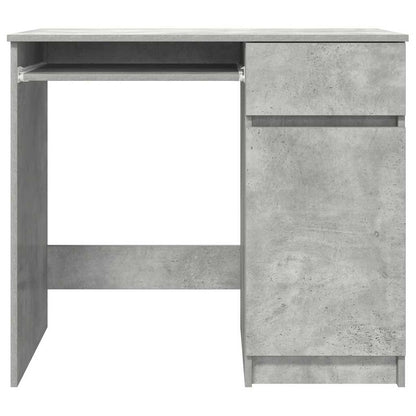Schreibtisch Schwarz Eichen-Optik 86x49x76 cm Holzwerkstoff