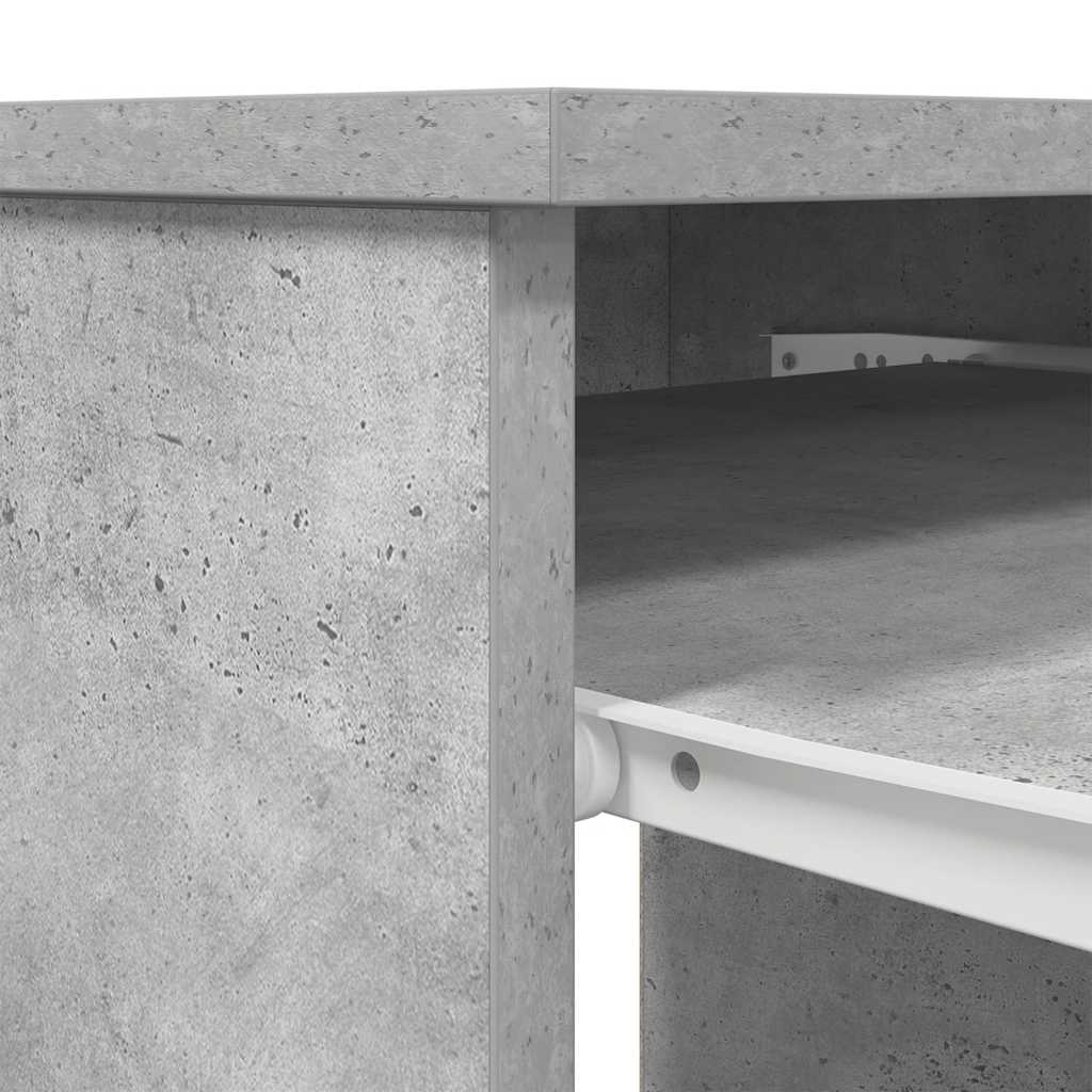 Schreibtisch Schwarz Eichen-Optik 86x49x76 cm Holzwerkstoff
