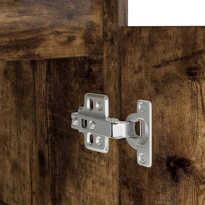 Schreibtisch Schwarz Eichen-Optik 86x49x76 cm Holzwerkstoff