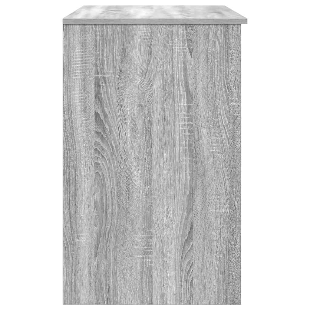 Schreibtisch Schwarz Eichen-Optik 86x49x76 cm Holzwerkstoff