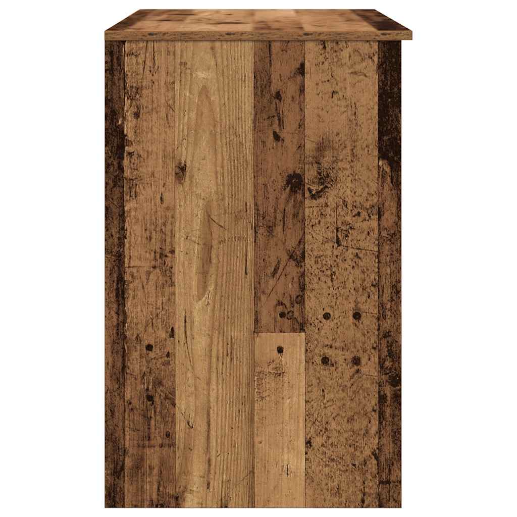 Schreibtisch Schwarz Eichen-Optik 86x49x76 cm Holzwerkstoff