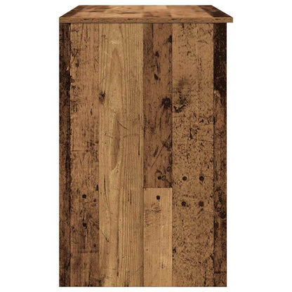 Schreibtisch Schwarz Eichen-Optik 86x49x76 cm Holzwerkstoff