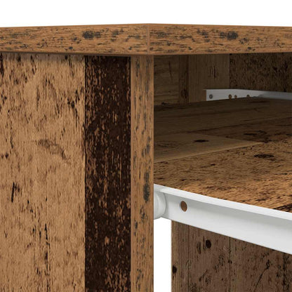 Schreibtisch Schwarz Eichen-Optik 86x49x76 cm Holzwerkstoff