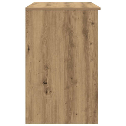 Schreibtisch Schwarz Eichen-Optik 86x49x76 cm Holzwerkstoff