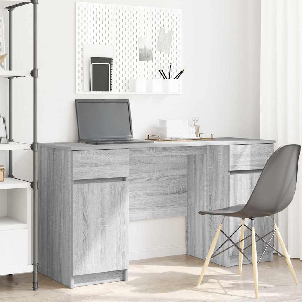 Schreibtisch Sonoma-Eiche 140 x 49 x 76 cm Holzwerkstoff