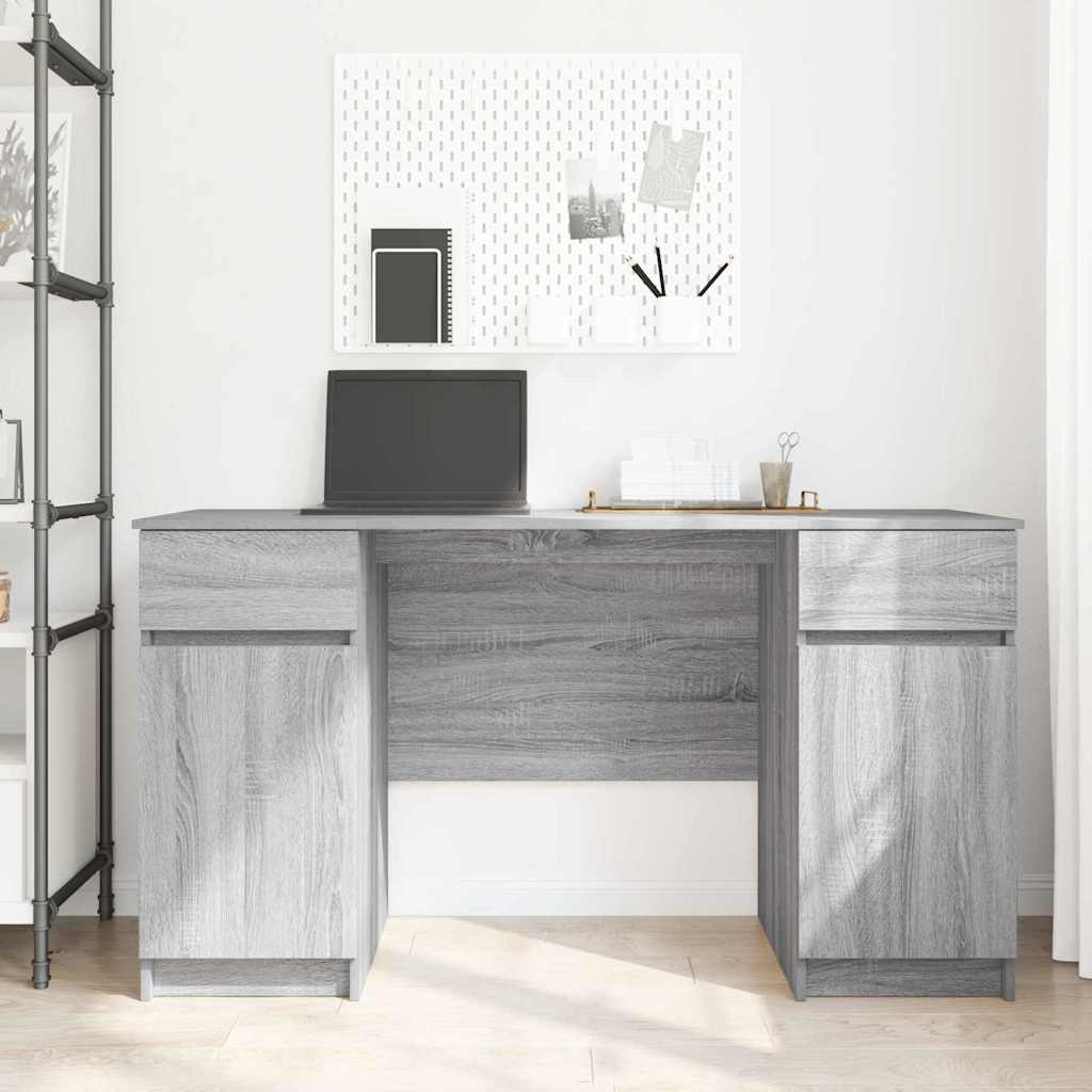 Schreibtisch Sonoma-Eiche 140 x 49 x 76 cm Holzwerkstoff