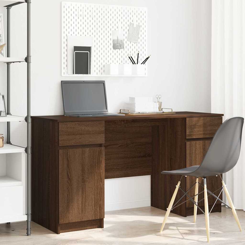 Schreibtisch Sonoma-Eiche 140 x 49 x 76 cm Holzwerkstoff