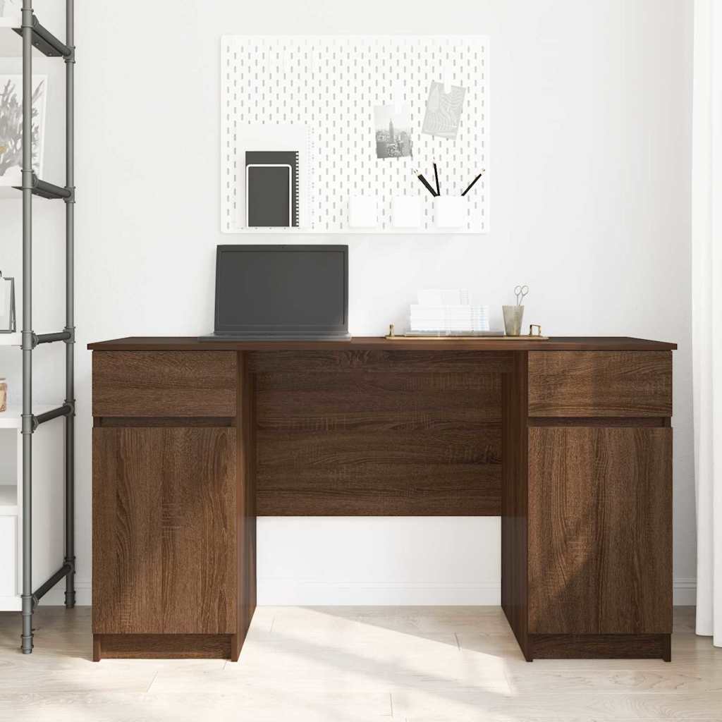 Schreibtisch Sonoma-Eiche 140 x 49 x 76 cm Holzwerkstoff