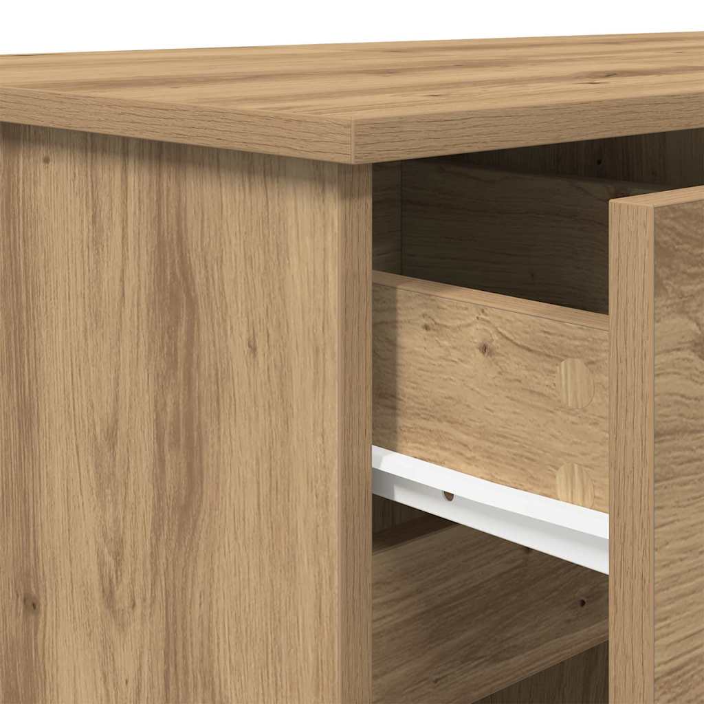 Schreibtisch Sonoma-Eiche 140 x 49 x 76 cm Holzwerkstoff