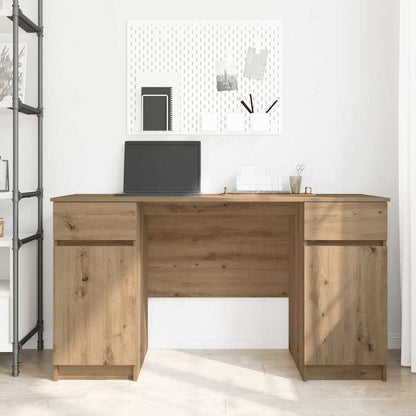 Schreibtisch Sonoma-Eiche 140 x 49 x 76 cm Holzwerkstoff