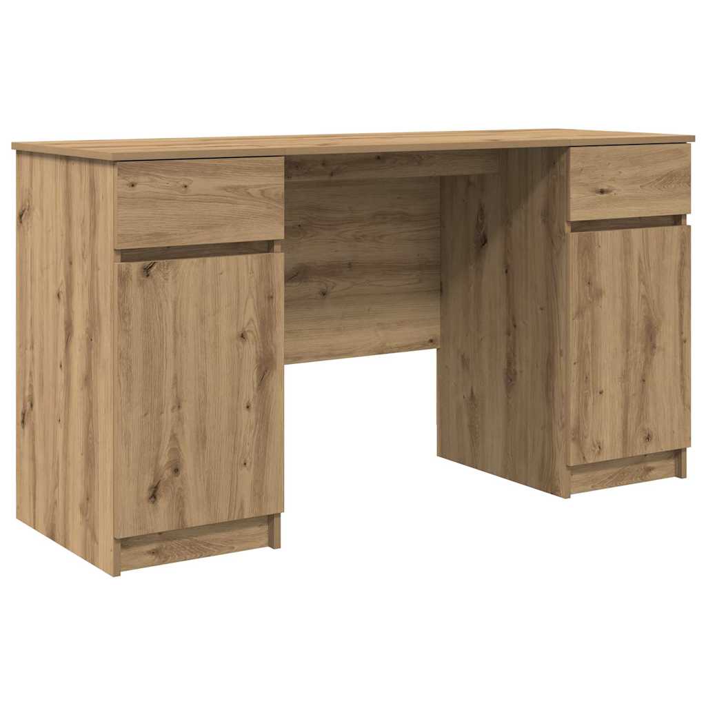 Schreibtisch Sonoma-Eiche 140 x 49 x 76 cm Holzwerkstoff