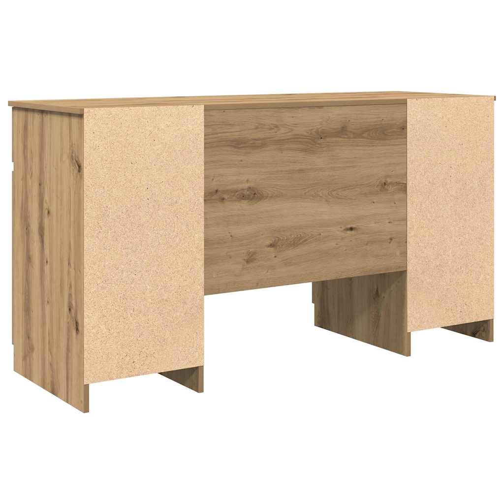 Schreibtisch Sonoma-Eiche 140 x 49 x 76 cm Holzwerkstoff