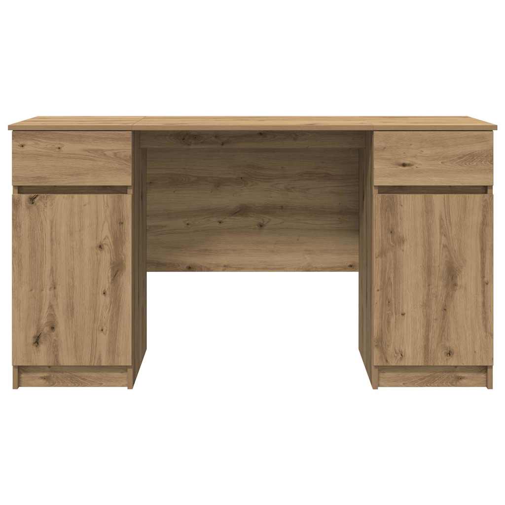 Schreibtisch Sonoma-Eiche 140 x 49 x 76 cm Holzwerkstoff