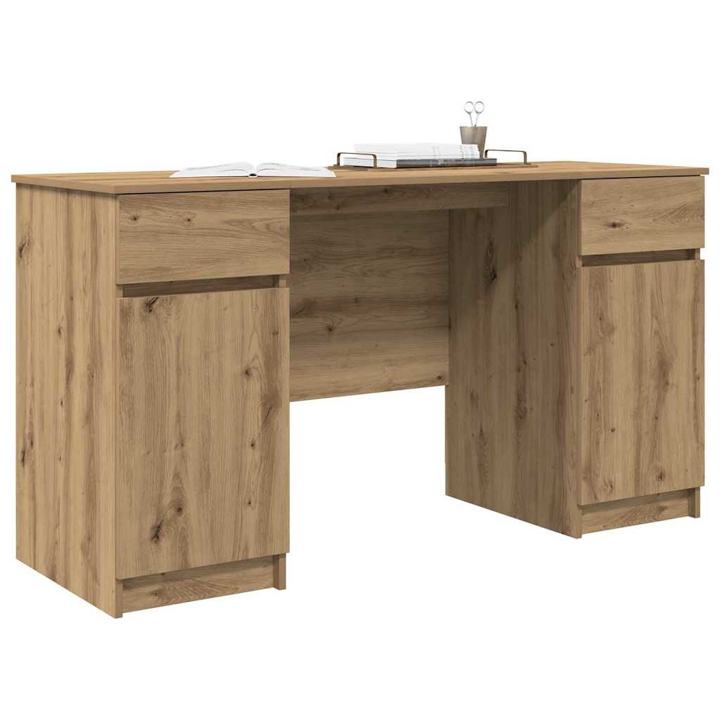 Schreibtisch Sonoma-Eiche 140 x 49 x 76 cm Holzwerkstoff
