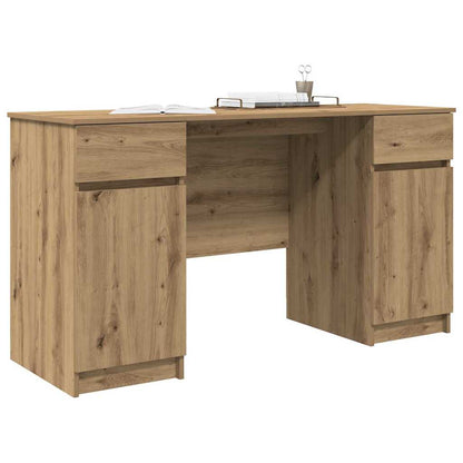 Schreibtisch Sonoma-Eiche 140 x 49 x 76 cm Holzwerkstoff