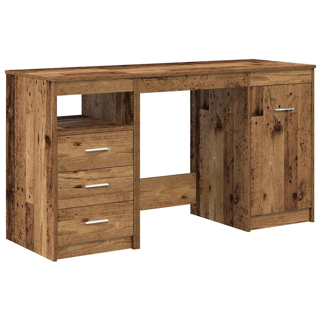 Schreibtisch Weiß 140x50x76 cm Holzwerkstoff