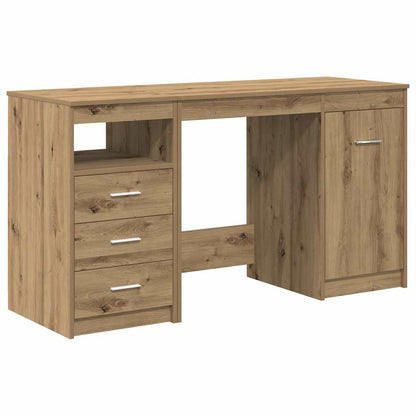 Schreibtisch Weiß 140x50x76 cm Holzwerkstoff