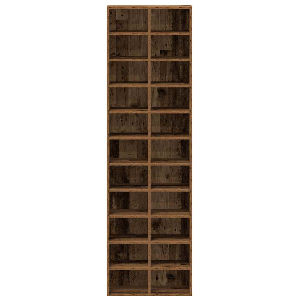Schuhschrank Weiß 54x34x183 cm Holzwerkstoff