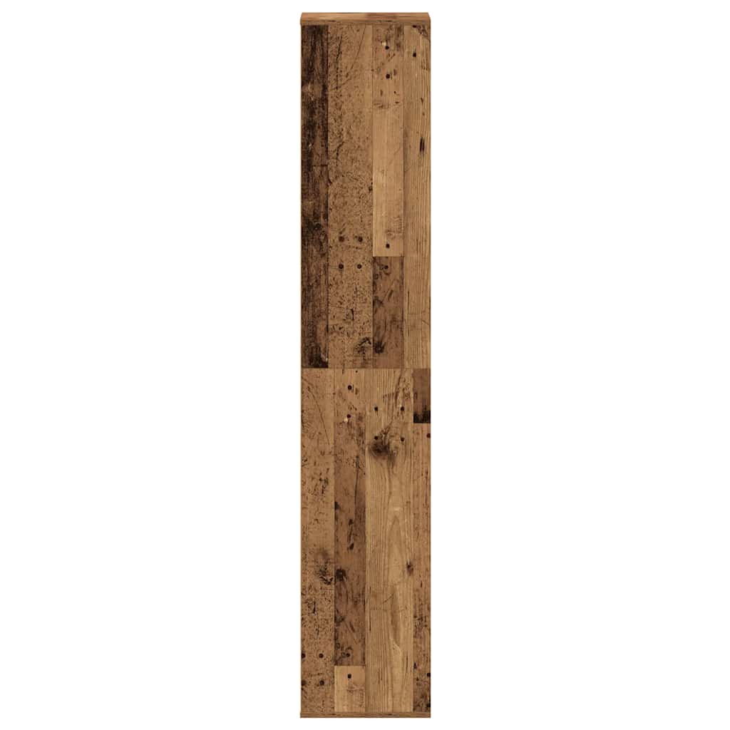 Schuhschrank Weiß 54x34x183 cm Holzwerkstoff