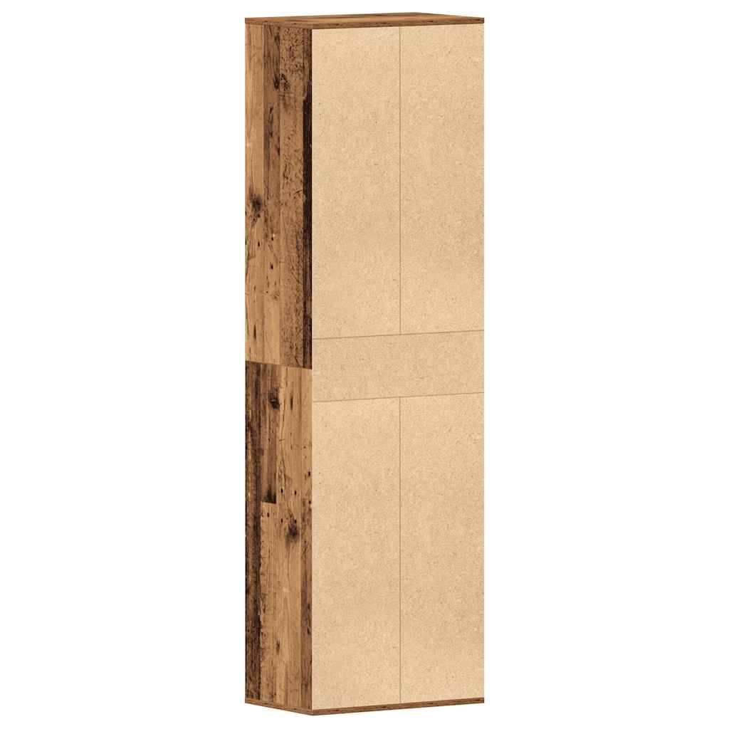Schuhschrank Weiß 54x34x183 cm Holzwerkstoff