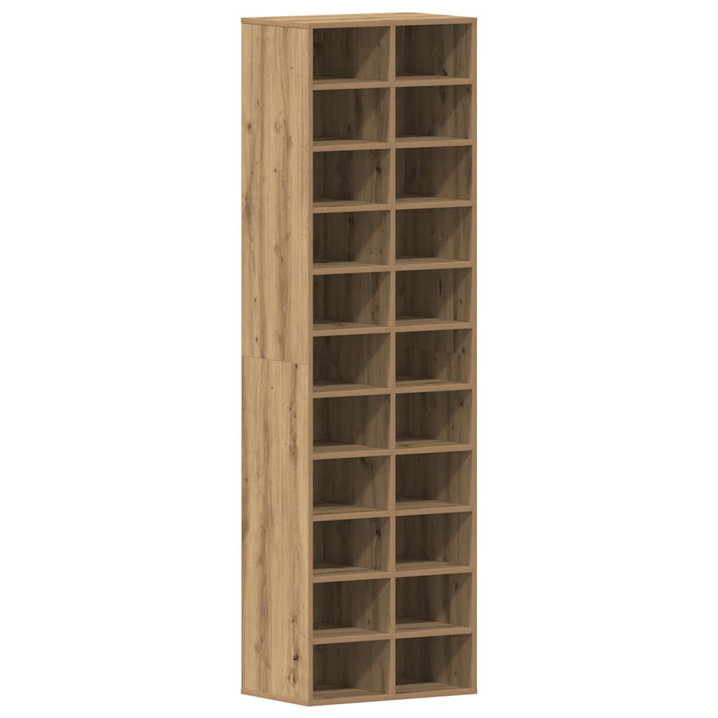 Schuhschrank Weiß 54x34x183 cm Holzwerkstoff