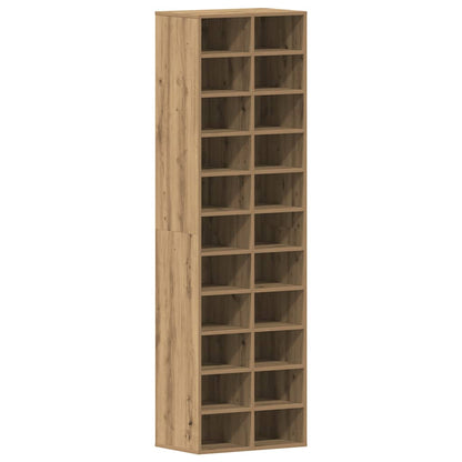 Schuhschrank Weiß 54x34x183 cm Holzwerkstoff