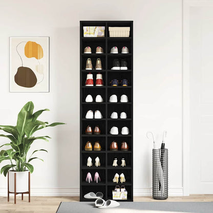 Schuhschrank Weiß 54x34x183 cm Holzwerkstoff