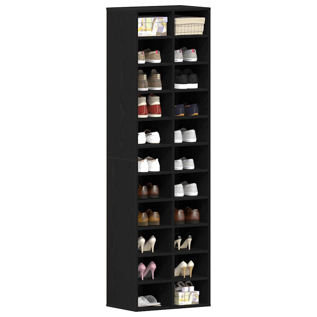 Schuhschrank Weiß 54x34x183 cm Holzwerkstoff