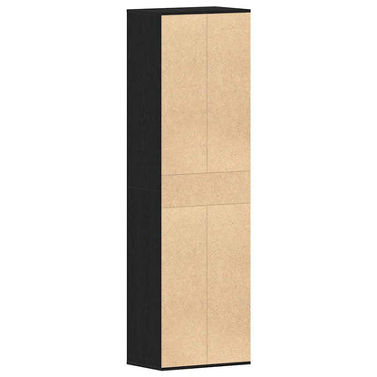 Schuhschrank Weiß 54x34x183 cm Holzwerkstoff
